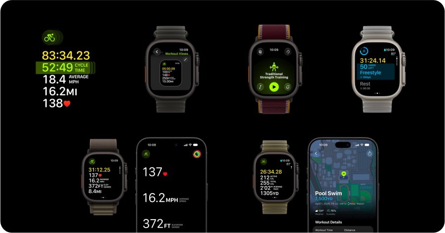 Apple Watch Ultra 4 — Возможности для разных видов спорта